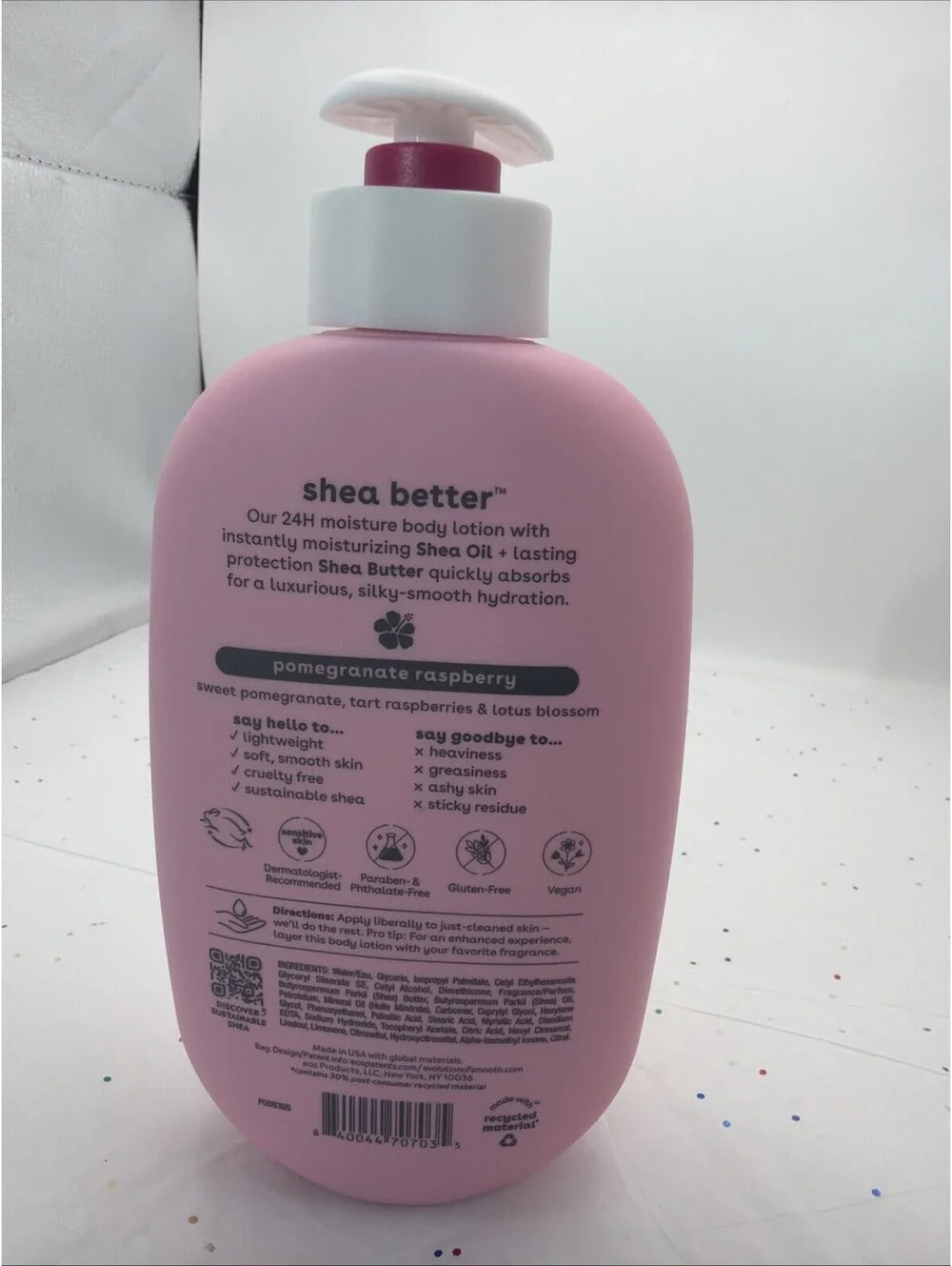 eos Shea Better Lotion Pomegranate Raspberry 16 oz 24H Moisture Shea Butter NEW